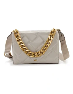 DKNY Willow Flapover Shoulder Bag In Stone