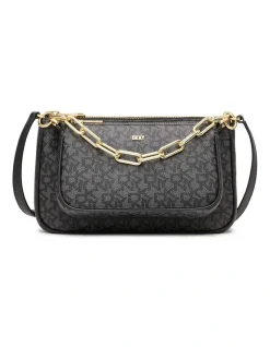 DKNY Lexi Zip Top Crossbody Bag In Black
