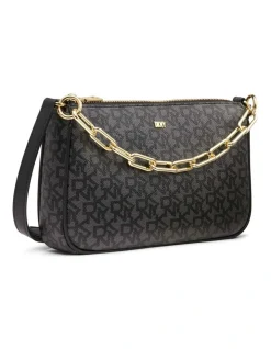 DKNY Lexi Zip Top Crossbody Bag In Black -Mocha shop 934302610 4 720x928