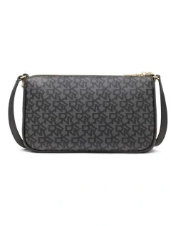 DKNY Lexi Zip Top Crossbody Bag In Black -Mocha shop 934302610 5 720x928