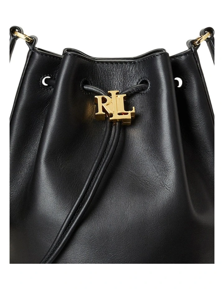 Lauren Ralph Lauren Andie 19 Bucket Shoulder Bag In Black 5 Lauren Ralph Lauren Andie 19 Bucket Shoulder Bag In Black - Image 3