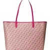 Lauren Ralph Lauren Collins Tote Bag Zip Top In Pink/Birch Tan 2 Lauren Ralph Lauren Collins Tote Bag Zip Top In Pink/Birch Tan -Mocha shop 934583230 1 720x928