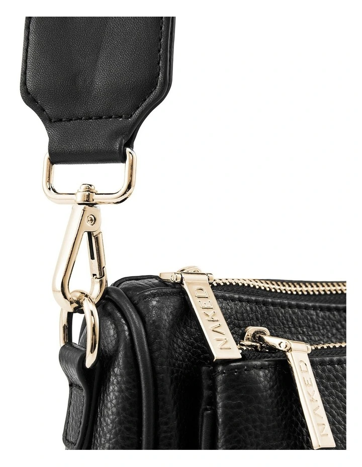 Nakedvice The Hunter Debossed Handbag In Black/Gold 5 Nakedvice The Hunter Debossed Handbag In Black/Gold - Image 3