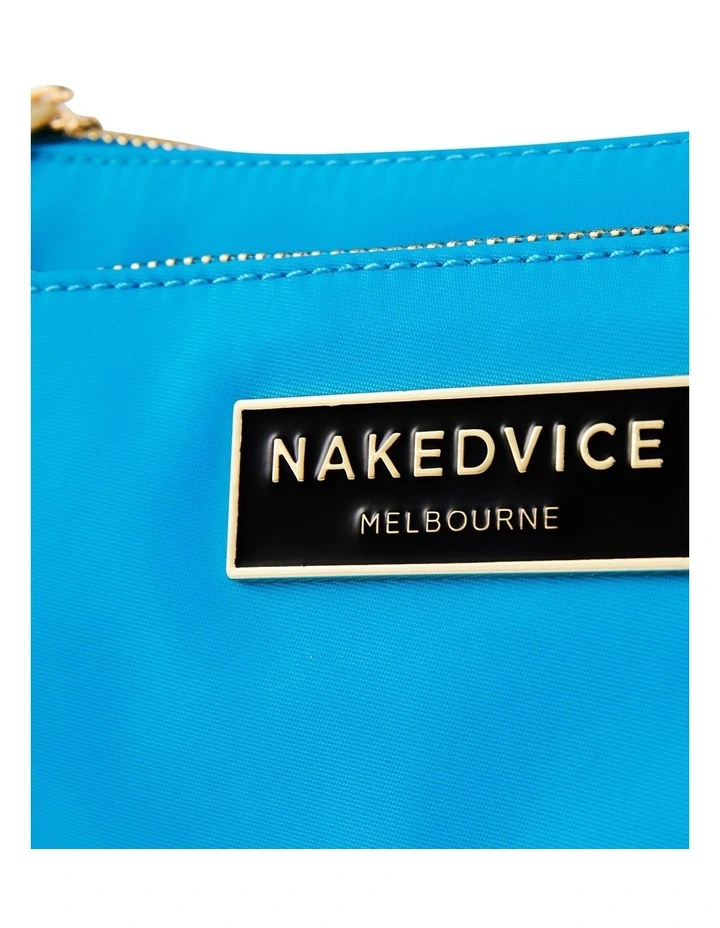 Nakedvice The Hunter Nylon Handbag In Cobalt Blue 5 Nakedvice The Hunter Nylon Handbag In Cobalt Blue - Image 3