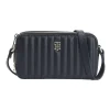 Tommy Hilfiger Quilted TH Monogram Crossover Camera Bag In Black -Mocha shop 935229340 1 720x928