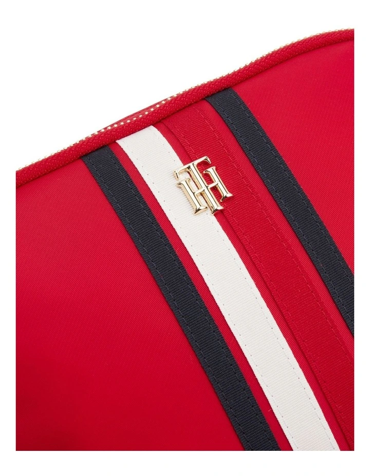 Tommy Hilfiger Monogram Stripe Nylon Crossover Bag In Primary Red 6 Tommy Hilfiger Monogram Stripe Nylon Crossover Bag In Primary Red - Image 4
