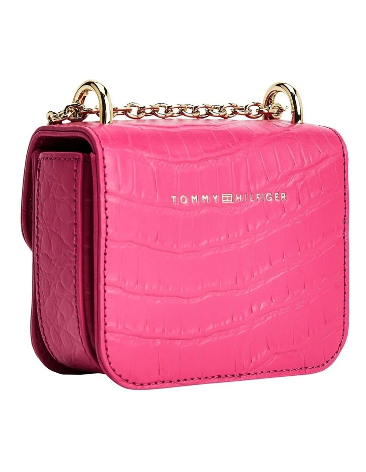 Tommy Hilfiger Iconic All-over TH Monogram Tote In Pink 3 Tommy Hilfiger Iconic All-over TH Monogram Tote In Pink - Image 2