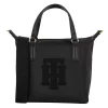 Tommy Hilfiger Small Poppy Tote In Black 1 Tommy Hilfiger Small Poppy Tote In Black -Mocha shop 935230240 1 720x928