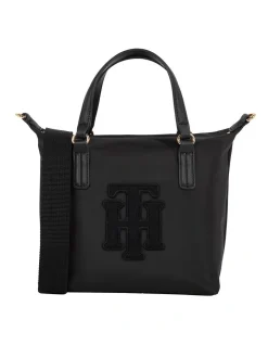 Tommy Hilfiger Small Poppy Tote In Black