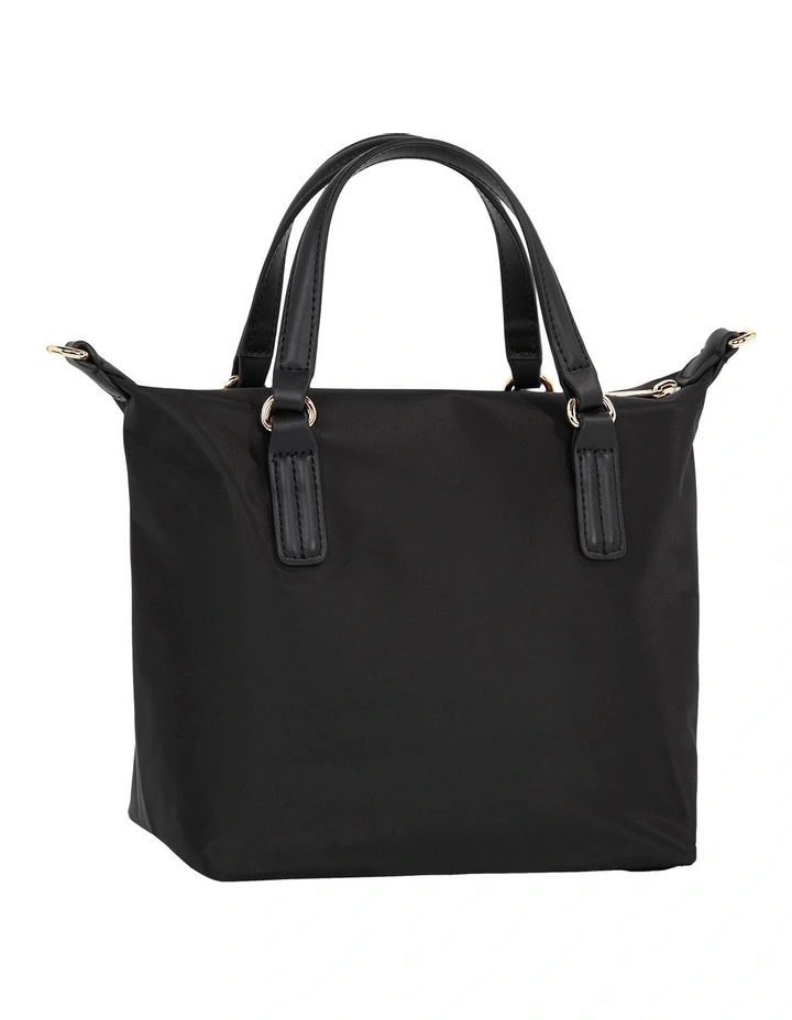Tommy Hilfiger Small Poppy Tote In Black 4 Tommy Hilfiger Small Poppy Tote In Black - Image 2