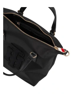 Tommy Hilfiger Small Poppy Tote In Black 7 Tommy Hilfiger Small Poppy Tote In Black -Mocha shop 935230240 3 720x928