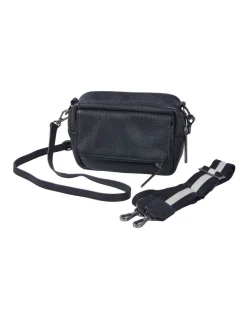 OiOi Playground Crossbody Bag In Jet Black