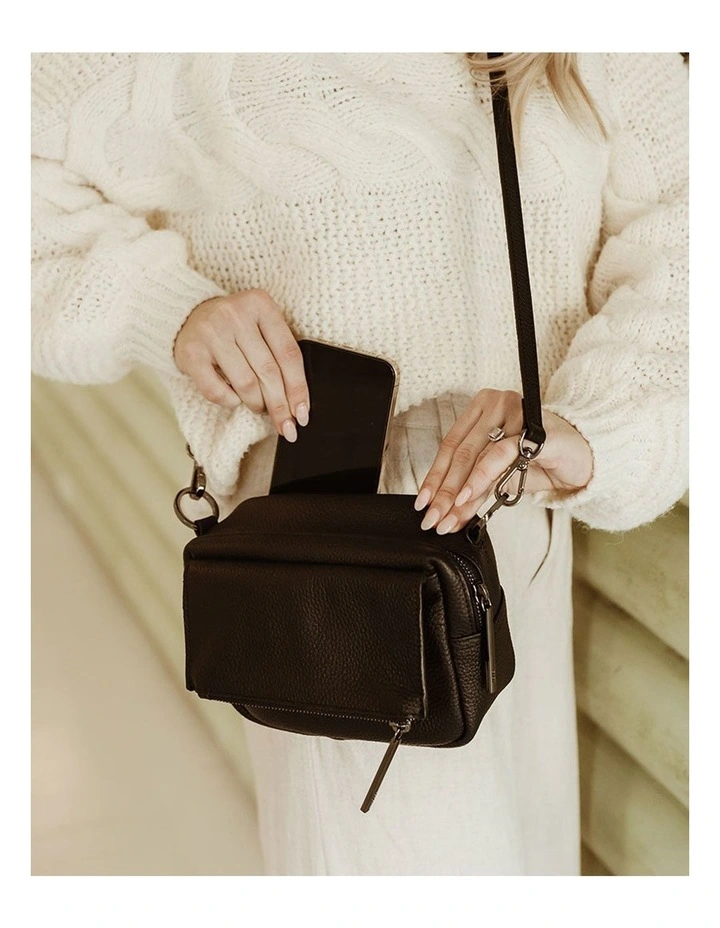 OiOi Playground Crossbody Bag In Jet Black 6 OiOi Playground Crossbody Bag In Jet Black - Image 4