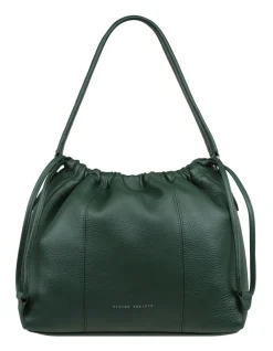 Status Anxiety Point Of No Return Drawstring Pouch In Green