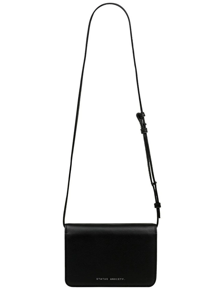 Status Anxiety She Burns Chain Flapover Crossbody Bag In Black 4 Status Anxiety She Burns Chain Flapover Crossbody Bag In Black - Image 2