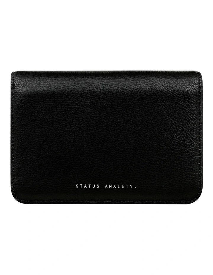 Status Anxiety She Burns Chain Flapover Crossbody Bag In Black 8 Status Anxiety She Burns Chain Flapover Crossbody Bag In Black - Image 6