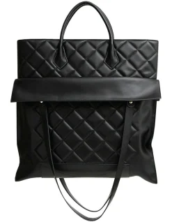Belle & Bloom Lost Lovers Quilted Leather Tote In Black 10 Belle & Bloom Lost Lovers Quilted Leather Tote In Black -Mocha shop 937524250 3 720x928