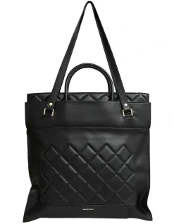 Belle & Bloom Lost Lovers Quilted Leather Tote In Black 12 Belle & Bloom Lost Lovers Quilted Leather Tote In Black -Mocha shop 937524250 5 720x928