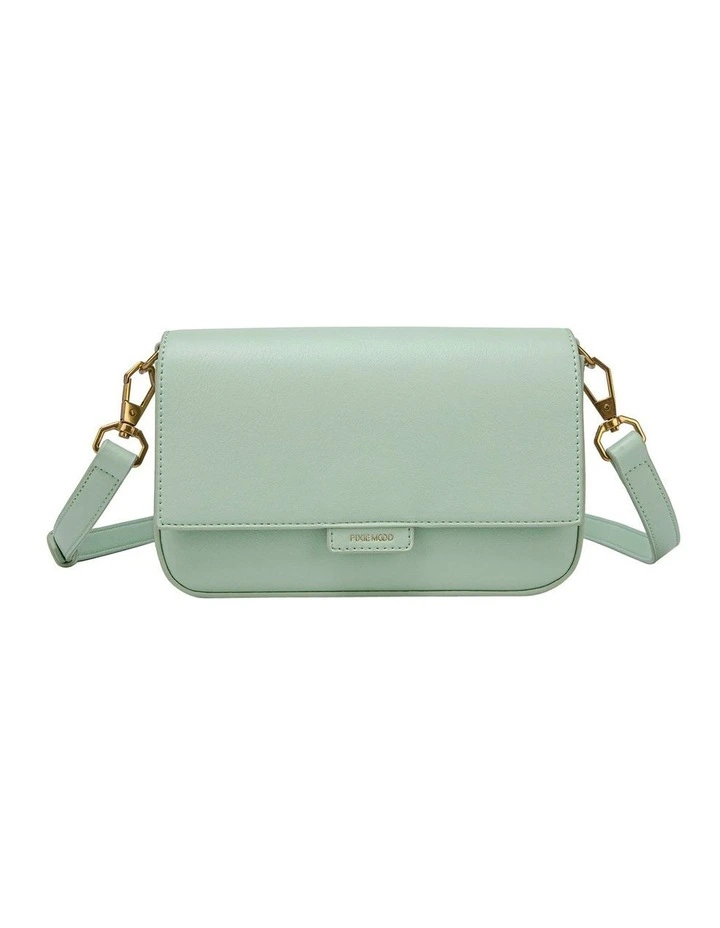 Pixie Mood Larissa Flapover Crossbody Bag In Pistachio Green 5 Pixie Mood Larissa Flapover Crossbody Bag In Pistachio Green - Image 3