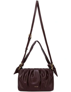 Pixie Mood Luna Baguette Shoulder Bag In Chocolate Brown