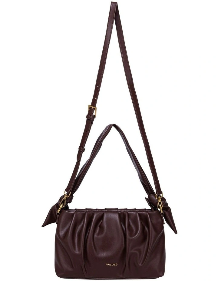Pixie Mood Luna Baguette Shoulder Bag In Chocolate Brown 3 Pixie Mood Luna Baguette Shoulder Bag In Chocolate Brown
