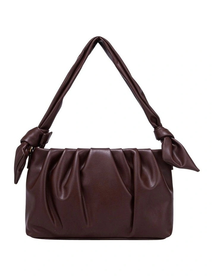 Pixie Mood Luna Baguette Shoulder Bag In Chocolate Brown 4 Pixie Mood Luna Baguette Shoulder Bag In Chocolate Brown - Image 2