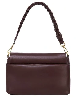 Pixie Mood Bubbly Flapover Shoulder Bag In Chocolate Brown -Mocha shop 938942200 2 720x928