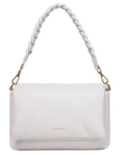 Pixie Mood Bubbly Flapover Shoulder Bag In Ivory