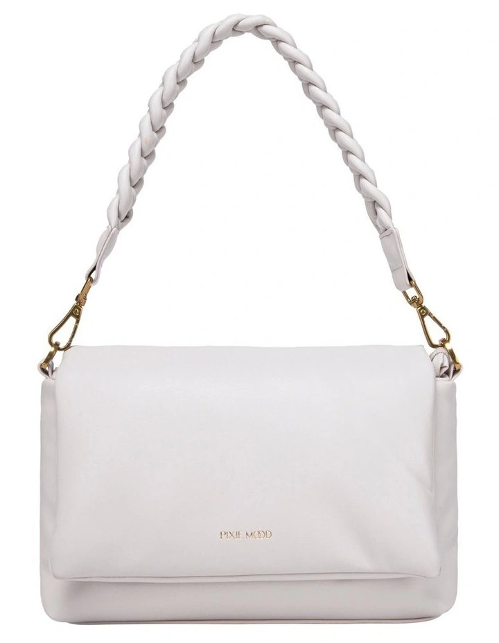 Pixie Mood Bubbly Flapover Shoulder Bag In Ivory 3 Pixie Mood Bubbly Flapover Shoulder Bag In Ivory
