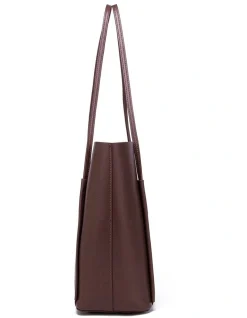 Pixie Mood Clara Removable Pouch Tote Bag In Chocolate Brown 12 Pixie Mood Clara Removable Pouch Tote Bag In Chocolate Brown -Mocha shop 938942560 5 720x928