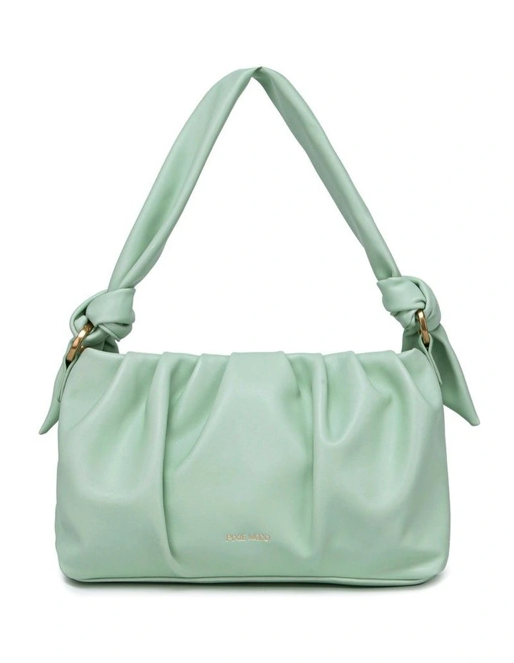 Pixie Mood Luna Baguette Shoulder Bag In Pistachio Green 3 Pixie Mood Luna Baguette Shoulder Bag In Pistachio Green