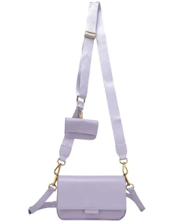Pixie Mood Larissa Flapover Crossbody Bag In Lilac -Mocha shop 938942740 4 720x928