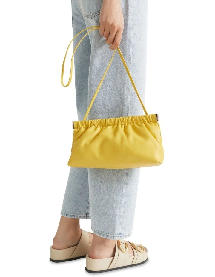 Seed Heritage Gathered Leather Clutch 3 Seed Heritage Gathered Leather Clutch