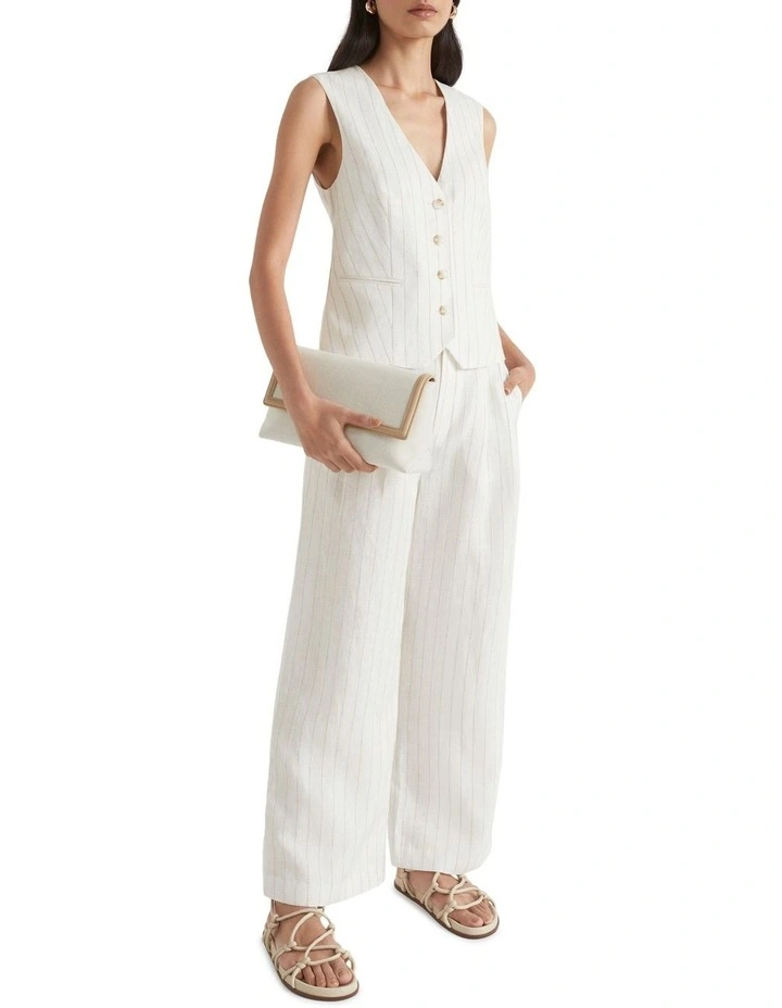 Seed Heritage Textured Fold Over Clutch In Beige Multi 4 Seed Heritage Textured Fold Over Clutch In Beige Multi - Image 2