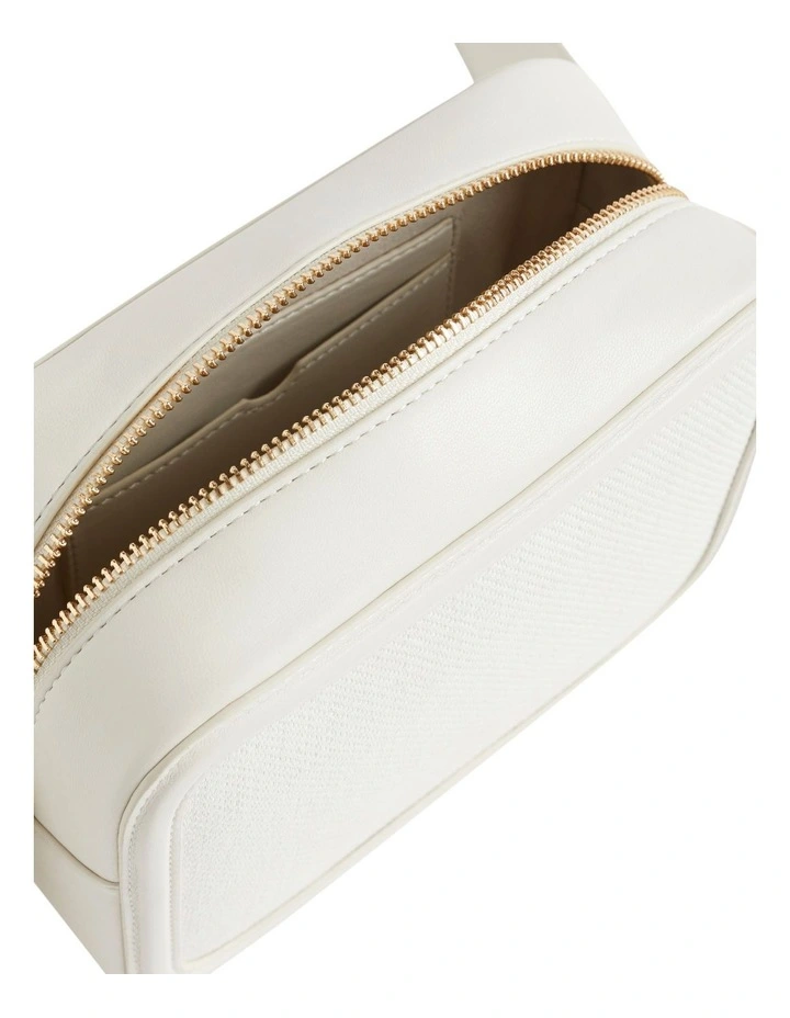 Seed Heritage Textured Logo Crossbody Bag In Bone 7 Seed Heritage Textured Logo Crossbody Bag In Bone - Image 5