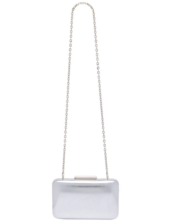 1978W Gemma Clutch In Silver 4 1978W Gemma Clutch In Silver - Image 2