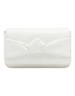 1978W Knot Crossbody Bag In White