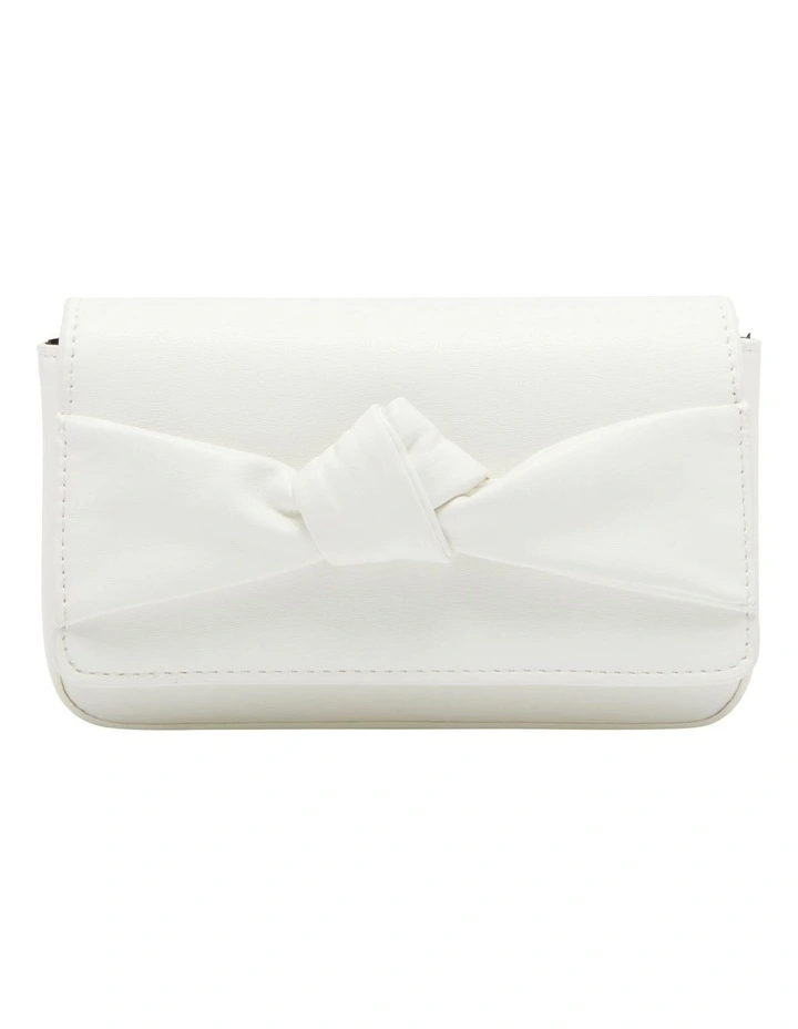 1978W Knot Crossbody Bag In White 3 1978W Knot Crossbody Bag In White