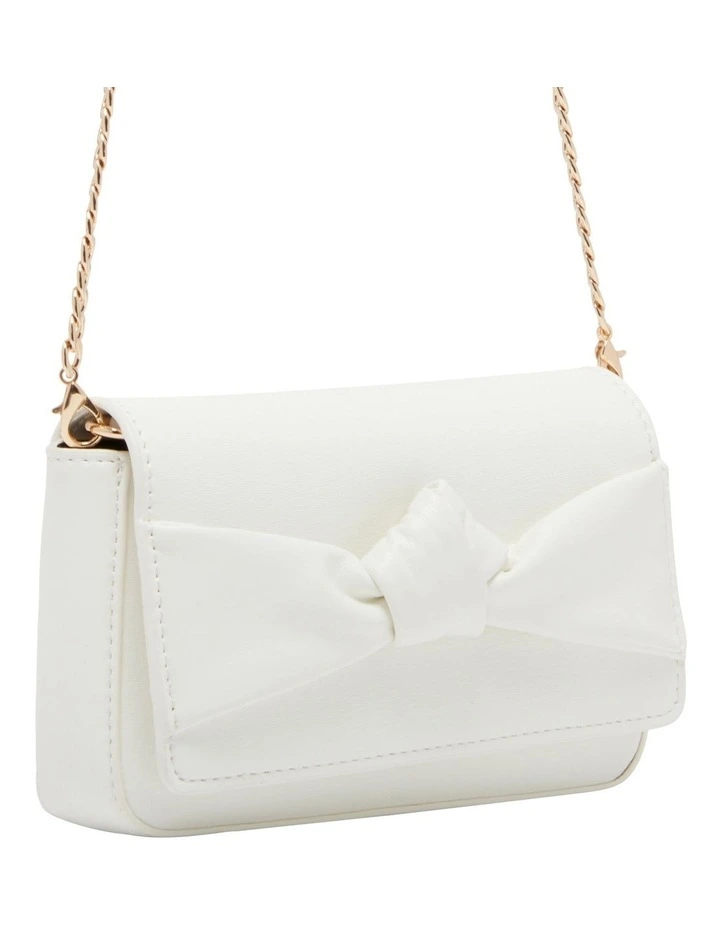 1978W Knot Crossbody Bag In White 5 1978W Knot Crossbody Bag In White - Image 3