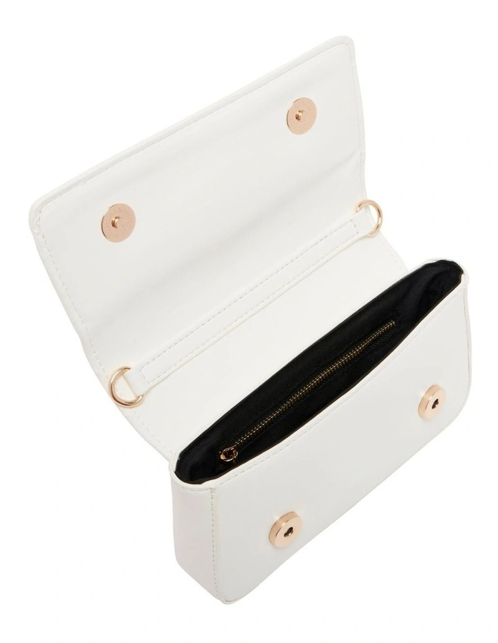 1978W Knot Crossbody Bag In White 6 1978W Knot Crossbody Bag In White - Image 4