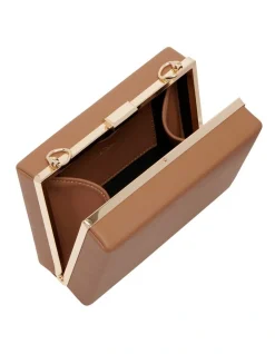 1978W Re-Frame Clutch In Caramel Brown -Mocha shop 941735890 4 720x928
