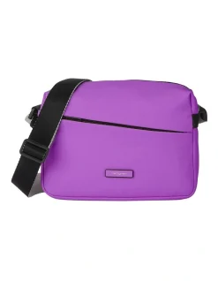Hedgren Neutron M Zip Around Crossbody Bag In Violet Berry