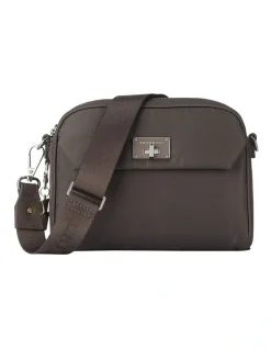 Hedgren Fair Zip Around Crossbody Bag In Grey