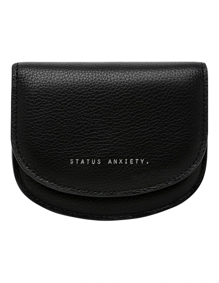 Status Anxiety Us For Now Coin Purse In Black 3 Status Anxiety Us For Now Coin Purse In Black