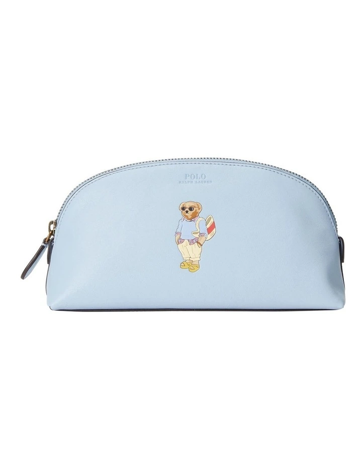 Polo Ralph Lauren Summer Cable Polo Bear Cosmetic Case In Blue 3 Polo Ralph Lauren Summer Cable Polo Bear Cosmetic Case In Blue