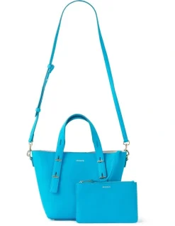 Marcs Lily Mini Tote Bag In Capri Blue