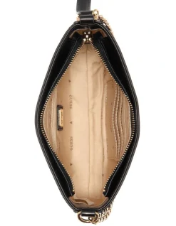 Guess Katey Baguette Shoulder Bag In Black -Mocha shop 946044280 2 720x928