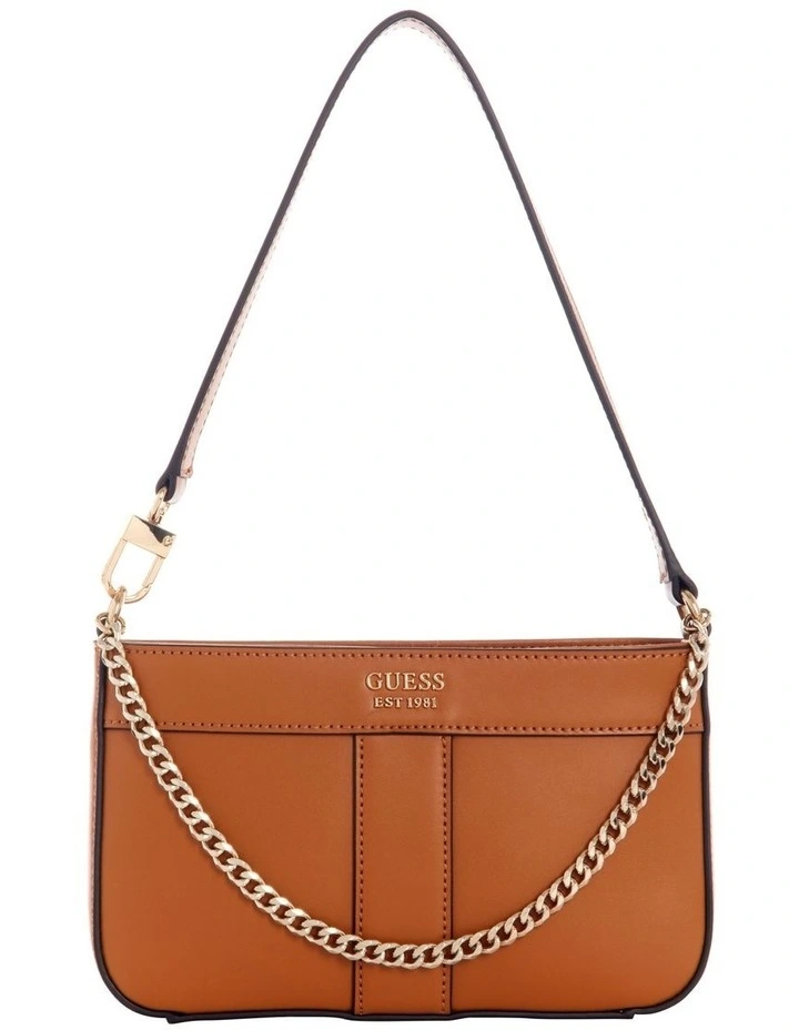 Guess Katey Baguette Shoulder Bag In Cognac 4 Guess Katey Baguette Shoulder Bag In Cognac - Image 2