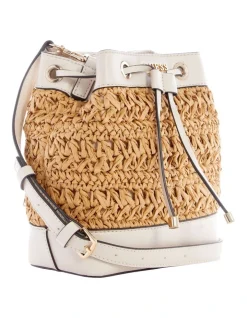 Guess Liguria Bucket Shoulder Bag In Stone Grey -Mocha shop 946044550 3 720x928