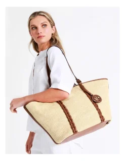 Marcs Biarritz Tote Bag In Natural -Mocha shop 948430990 4 1 720x928